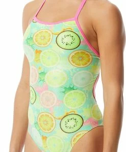 TYR Coolada Foil Flutterback One-Piece Swimsuit - Women's