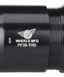 Wheels Manufacturing PF30 Thread Together Bottom Bracket with Angular Contact Bearings for 30 mm Crank Spindles