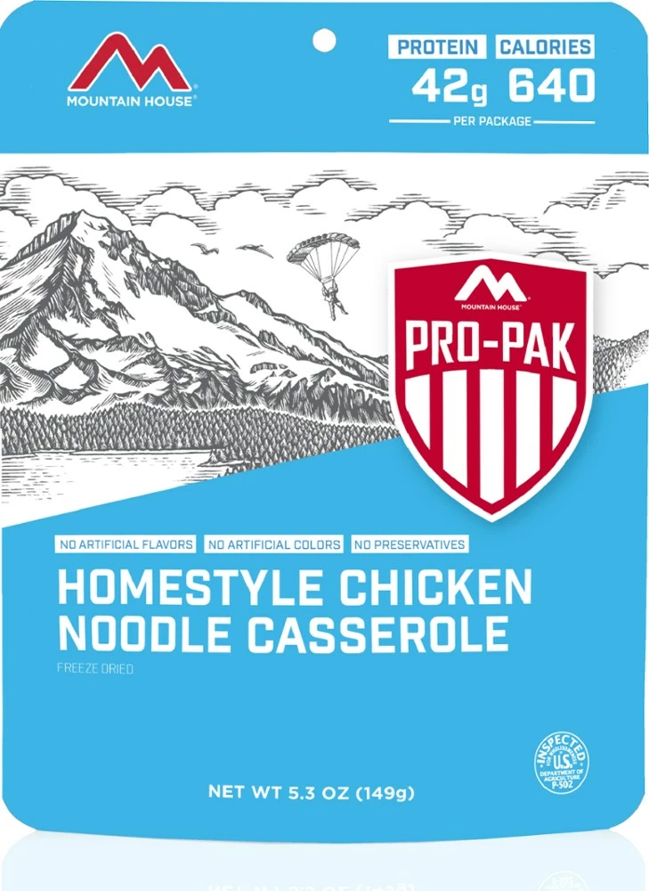 Mountain House Homestyle Chicken Noodle Casserole Pro-Pak - 1 Serving