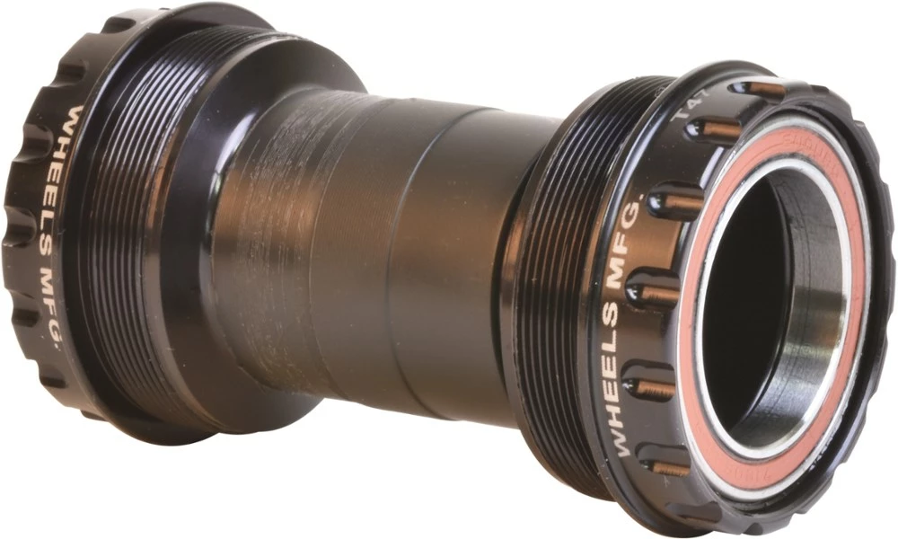 Wheels Manufacturing T47 Outboard Threaded Bottom Bracket for 30 mm Crank Spindles